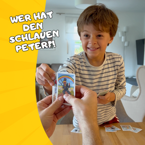 «Schlauer Peter» - das bunte Kartenspiel für weltoffene Kinder zwischen 4 und 99 Jahren | Ideal als Geschenk!